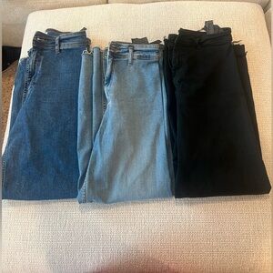 Zara Women's Flare & Wide Leg Jeans - Blue, Light Blue, Black